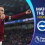Brighton equalise in stoppage time against West Ham